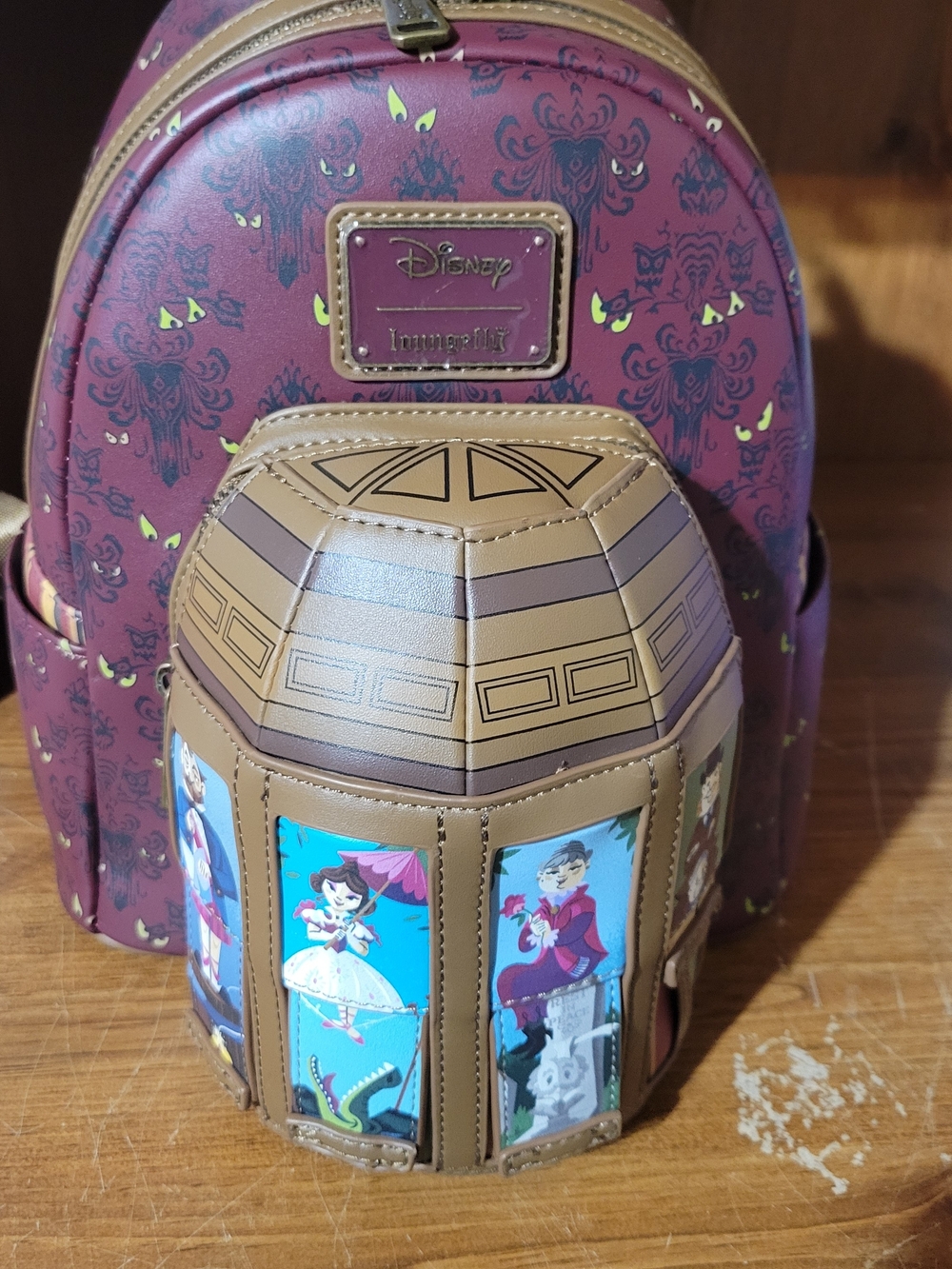 Loungefly The Haunted Mansion Stretching Room Mini Backpack. Nwt